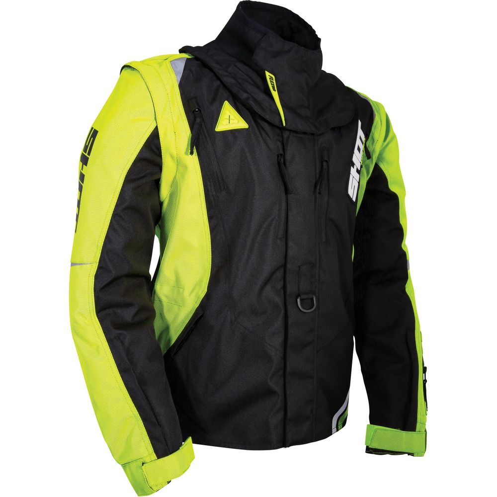 Shot Flexor Advance Jacket Neon Yellow FREE 1 YEAR Returns, FREE UK Delivery | ThrottleChimp