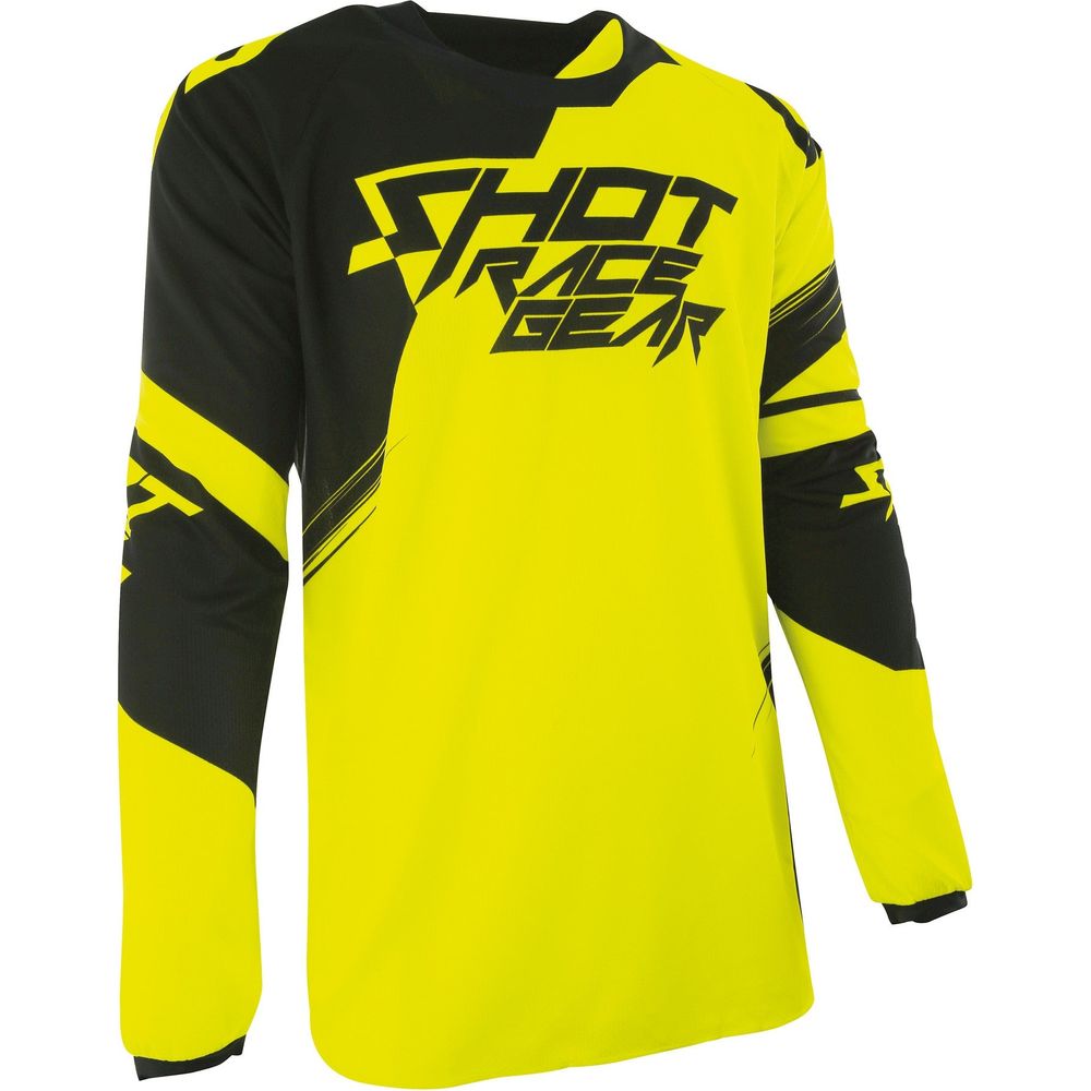 Shot Contact Claw MX Jersey Yellow FREE 1 YEAR Returns, FREE UK Delivery | ThrottleChimp