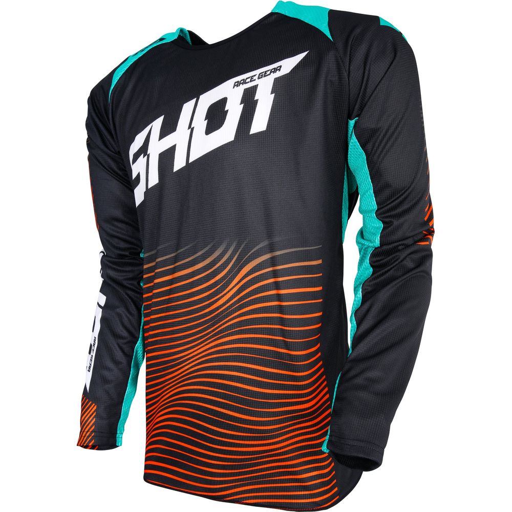 Shot Aerolite Optica MX Jersey Orange FREE 1 YEAR Returns, FREE UK Delivery | ThrottleChimp
