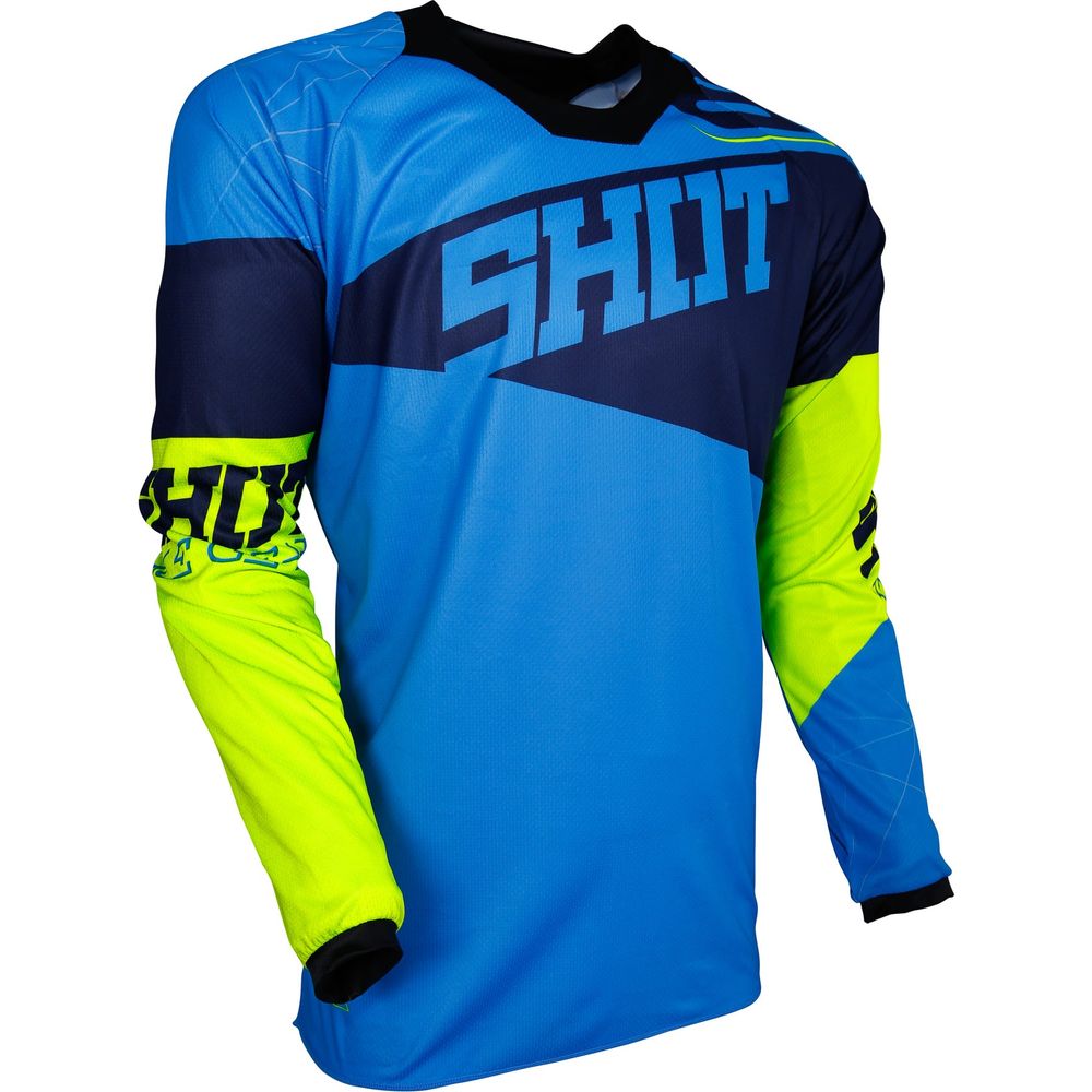 Shot Contact Infinite MX Jersey Blue FREE 1 YEAR Returns, FREE UK Delivery | ThrottleChimp