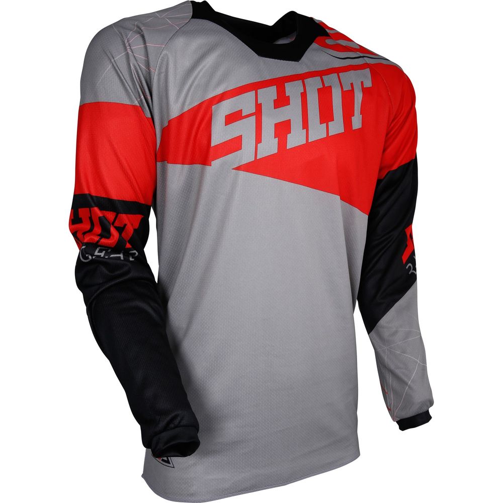 Shot Contact Infinite MX Jersey Red FREE 1 YEAR Returns, FREE UK Delivery | ThrottleChimp