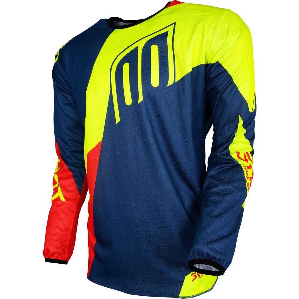 Shot Devo Alert MX Jersey Blue FREE 1 YEAR Returns, FREE UK Delivery | ThrottleChimp