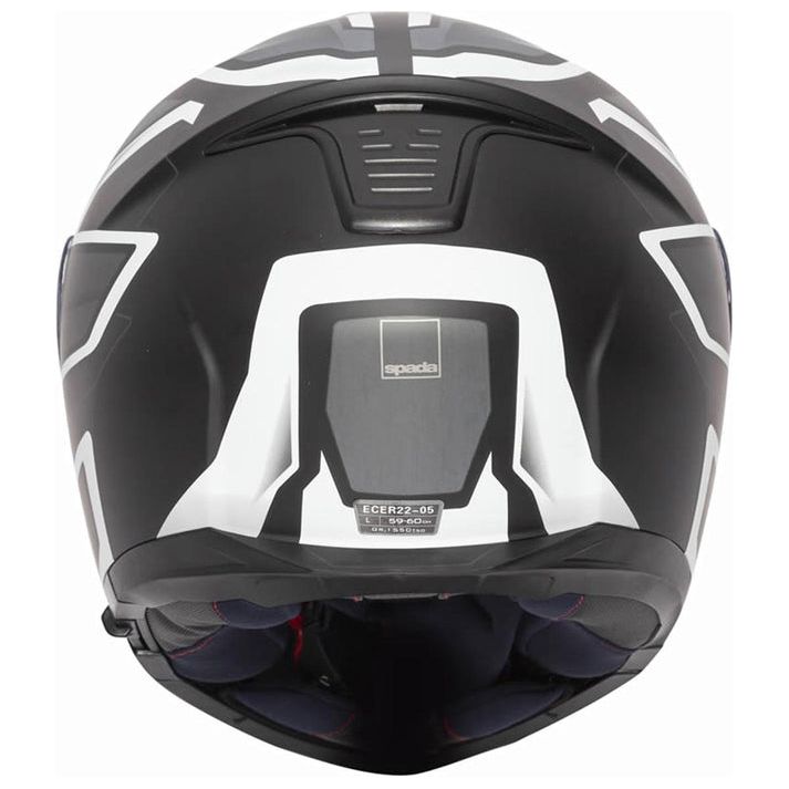 Spada Orion Slate Flip-Up Helmet Matt Black / White / Silver FREE 1 YEAR Returns, FREE UK Delivery | ThrottleChimp