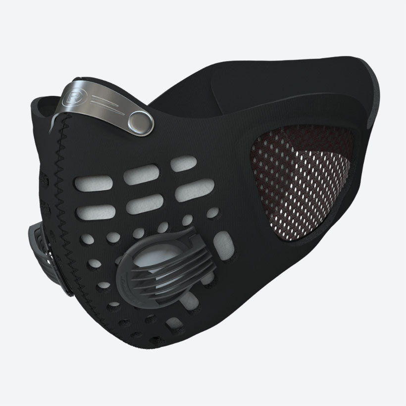 Respro Sportsta Face Mask For Pollen Black FREE 1 YEAR Returns, FREE UK Delivery | ThrottleChimp