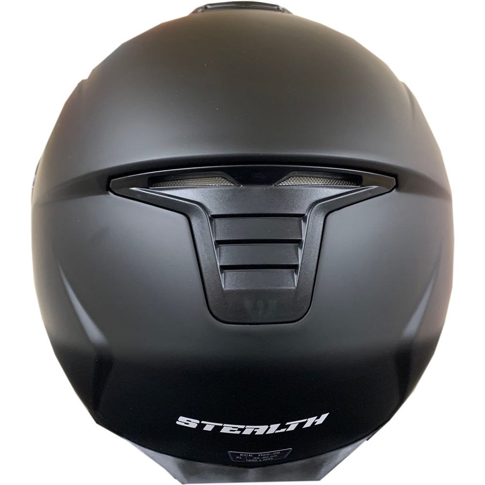 Stealth V159 Flip-Up Helmet Plain Matt Black FREE 1 YEAR Returns, FREE UK Delivery | ThrottleChimp