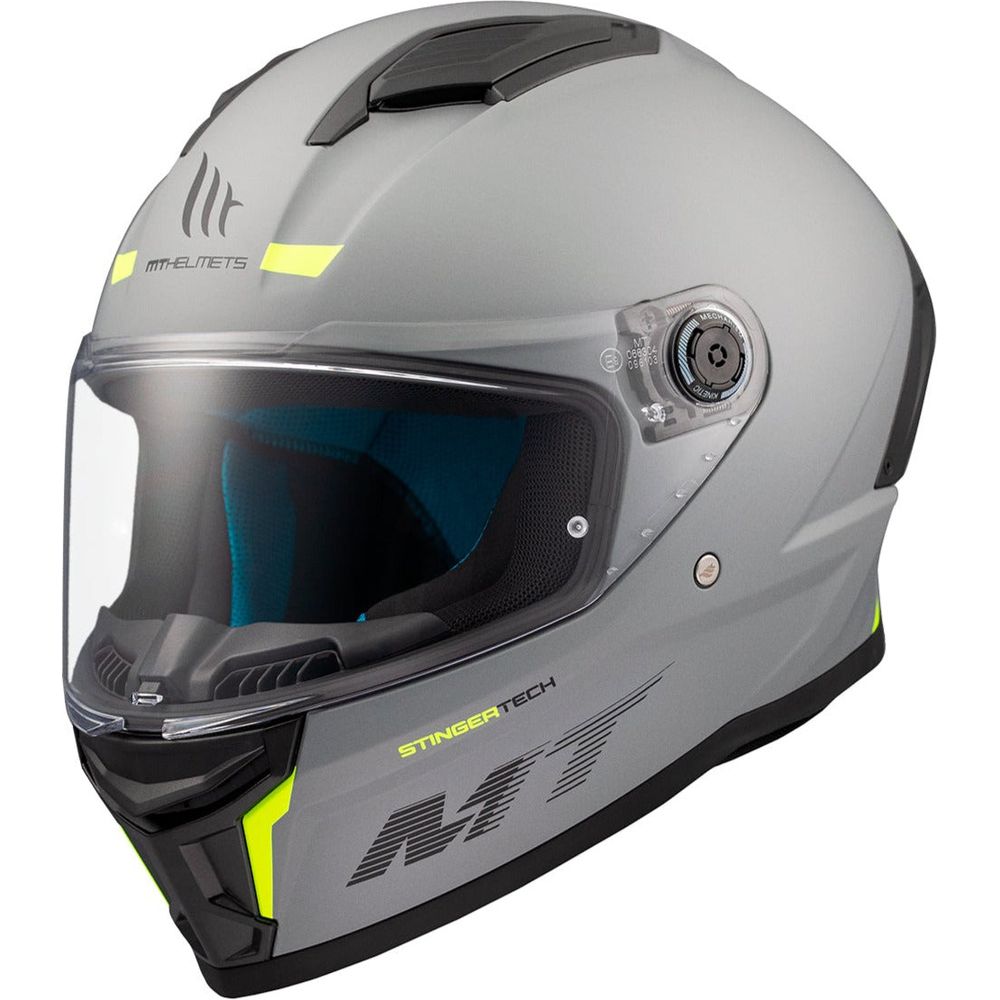 MT Stinger 2 A2 Full Face Helmet Titanium Matt Grey FREE 1 YEAR Returns, FREE UK Delivery | ThrottleChimp