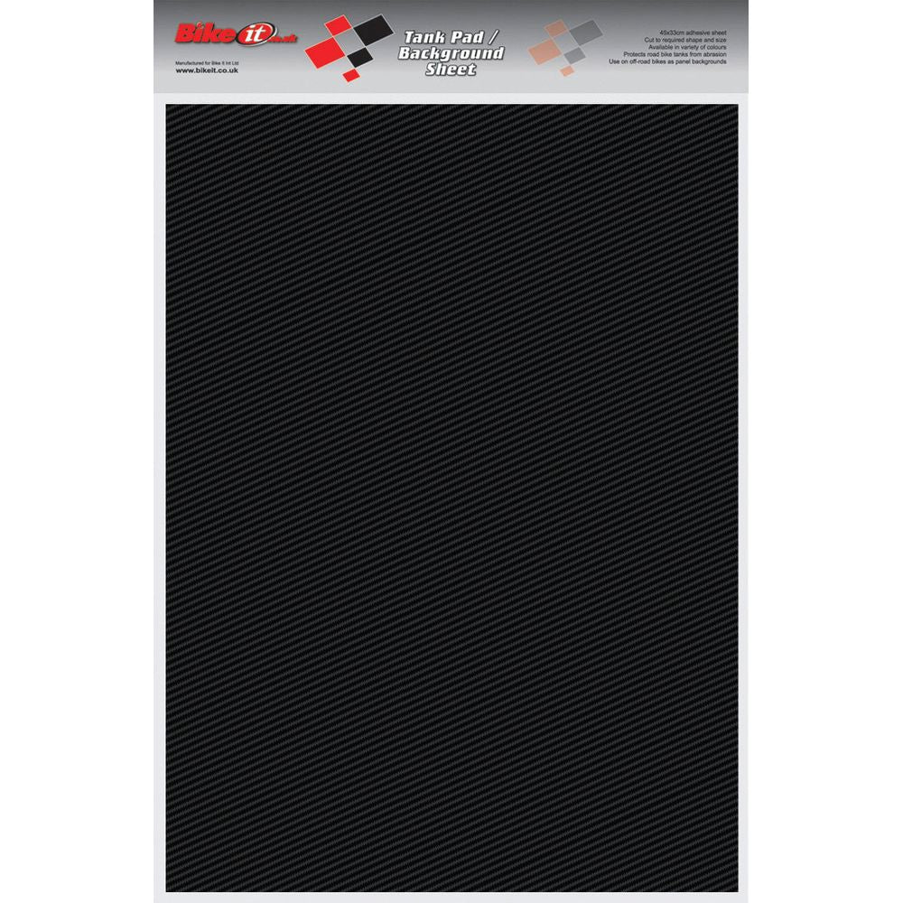 Bike It Carbon Effect "Cut Your Own" Tank Pad FREE 1 YEAR Returns, FREE UK Delivery | ThrottleChimp