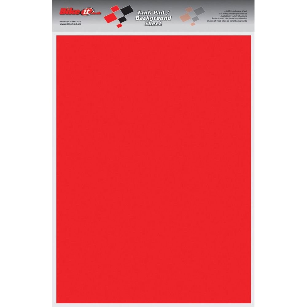 Bike It "Cut Your Own" Tank Pad Red FREE 1 YEAR Returns, FREE UK Delivery | ThrottleChimp