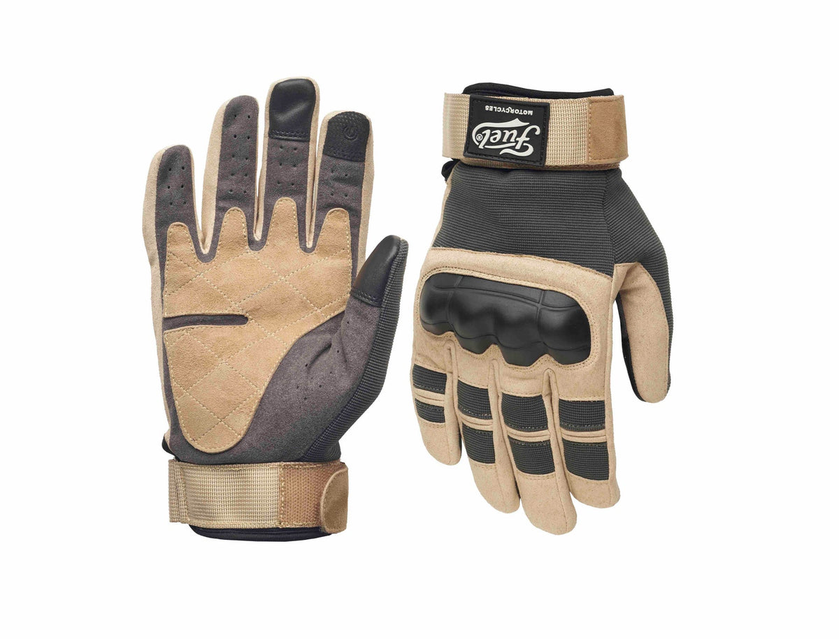 Fuel Sunforce Leather Gloves Sand