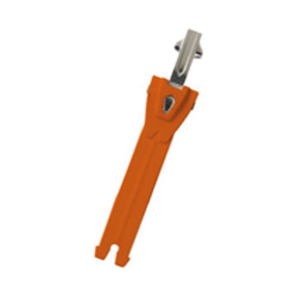TCX Toothed Band & Aluminium Puller Orange / Silver - 12.5cm FREE 1 YEAR Returns, FREE UK Delivery | ThrottleChimp