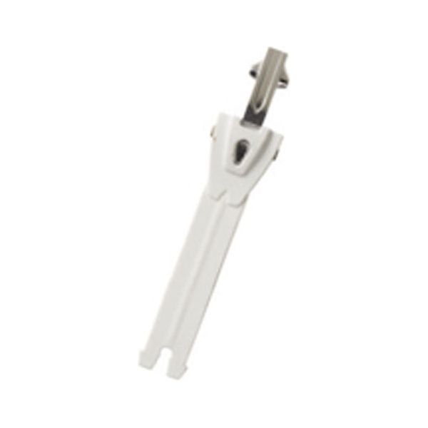 TCX Toothed Band & Aluminium Puller White / Silver - 12.5cm FREE 1 YEAR Returns, FREE UK Delivery | ThrottleChimp