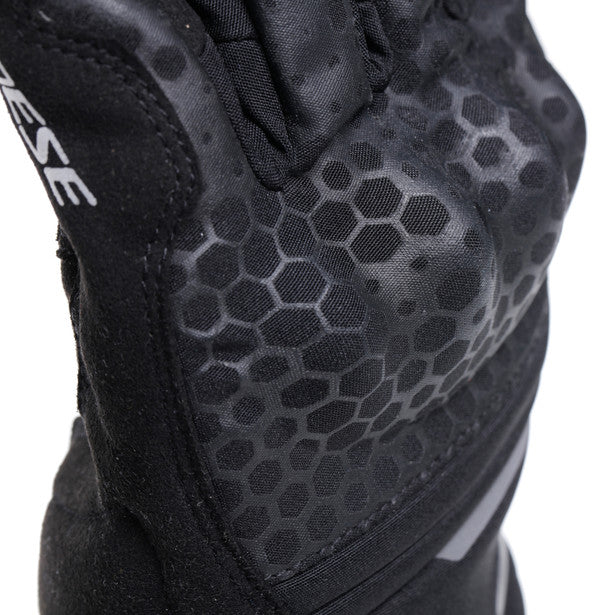 Dainese Tempest 2 D-Dry Short Thermal Textile Gloves Black FREE 1 YEAR Returns, FREE UK Delivery | ThrottleChimp
