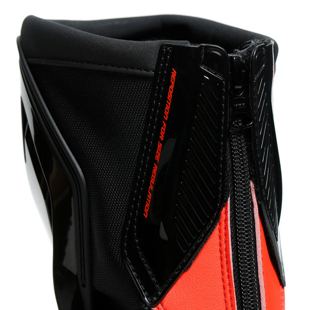 Dainese Torque 3 Out Boots Black / Fluo Red FREE 1 YEAR Returns, FREE UK Delivery | ThrottleChimp