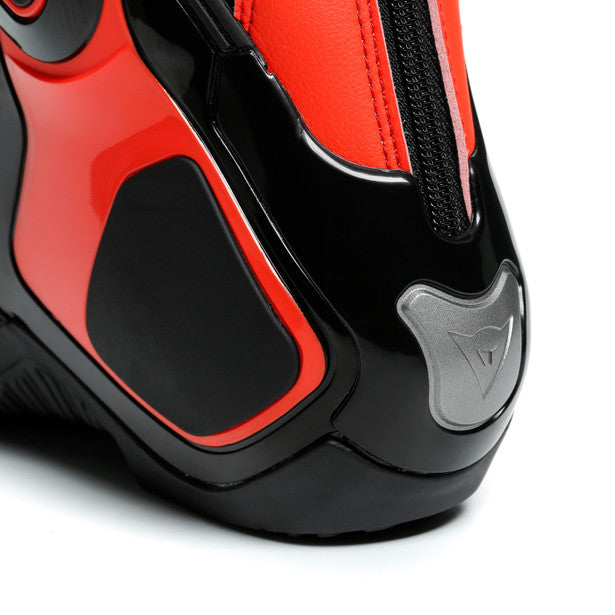 Dainese Torque 3 Out Boots Black / Fluo Red FREE 1 YEAR Returns, FREE UK Delivery | ThrottleChimp