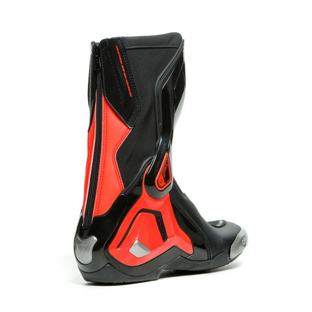 Dainese Torque 3 Out Boots Black / Fluo Red FREE 1 YEAR Returns, FREE UK Delivery | ThrottleChimp