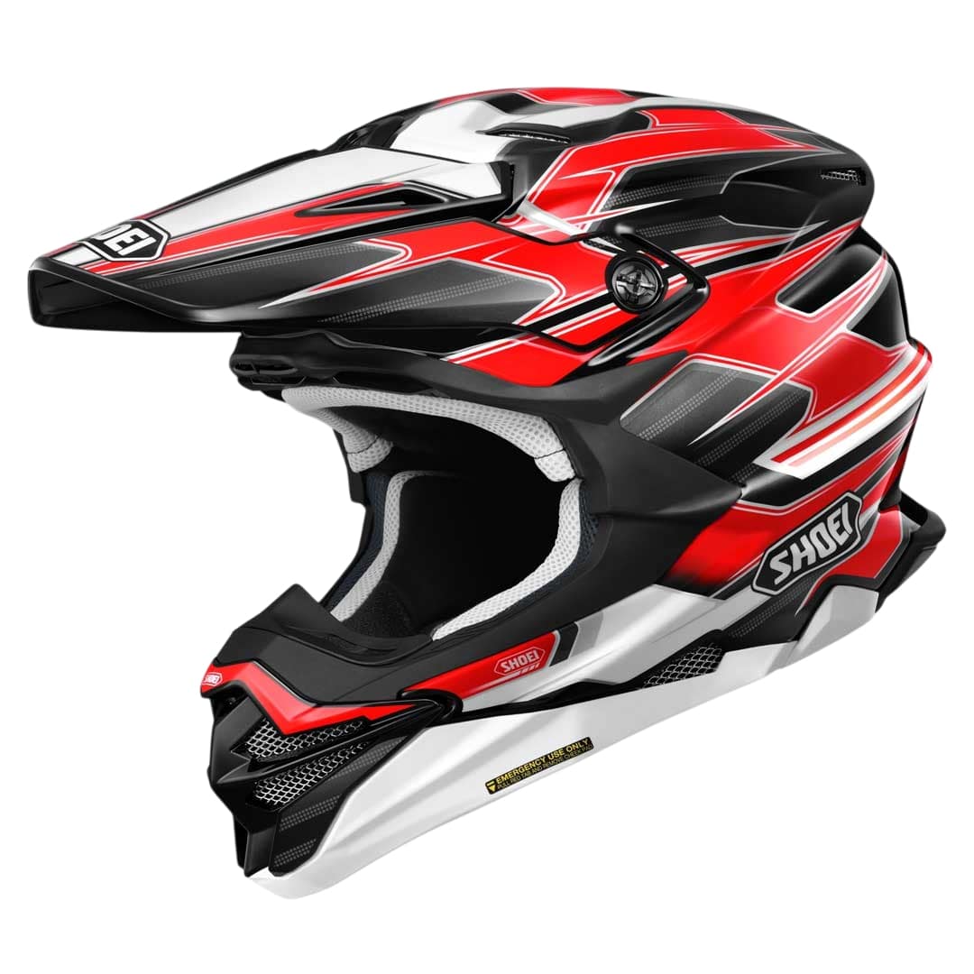 Shoei VFX-WR 06 Adventure Helmet Sparkle TC1 Red FREE 1 YEAR Returns, FREE UK Delivery | ThrottleChimp