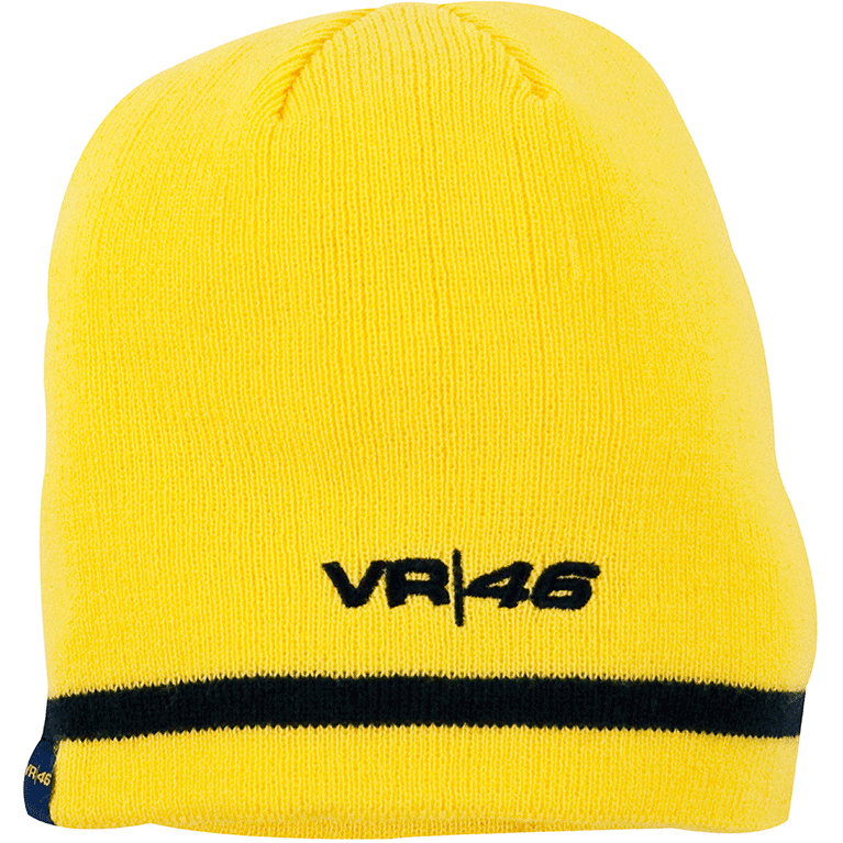 VR46 Rossi 46 Youth Universal Beanie Yellow FREE 1 YEAR Returns, FREE UK Delivery | ThrottleChimp