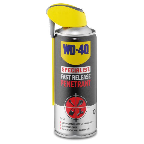 WD-40 Rust Release Penetrant Spray Aero FREE 1 YEAR Returns, FREE UK Delivery | ThrottleChimp