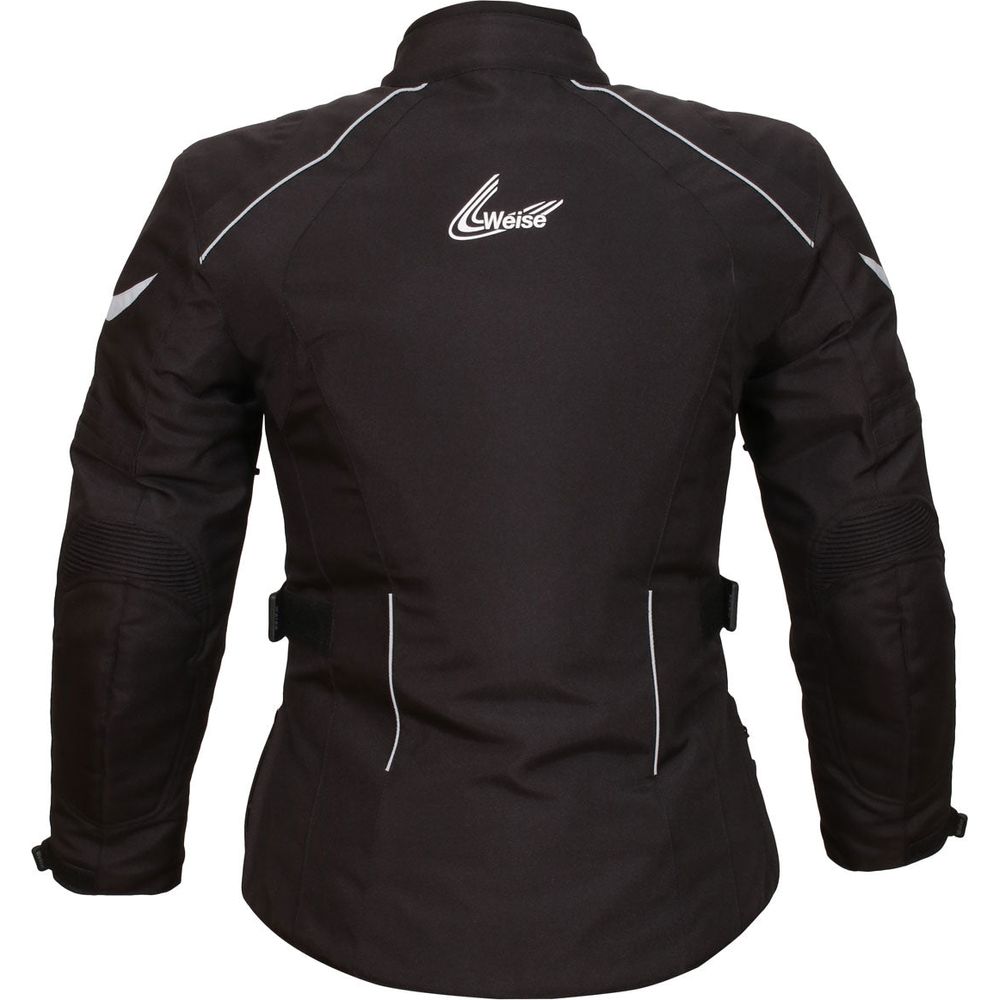 Weise Dakota Ladies Textile Jacket Black FREE 1 YEAR Returns, FREE UK Delivery | ThrottleChimp
