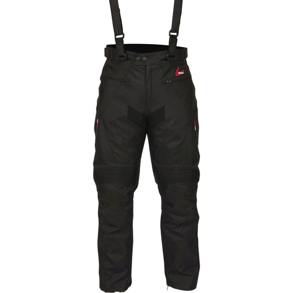 Weise Marin Bib N Brace Textile Trouser Black FREE 1 YEAR Returns, FREE UK Delivery | ThrottleChimp