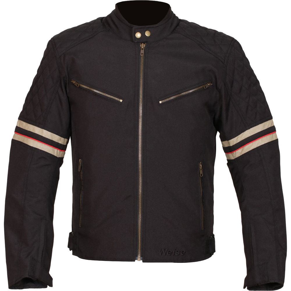 Weise Michigan Textile Jacket Black FREE 1 YEAR Returns, FREE UK Delivery | ThrottleChimp