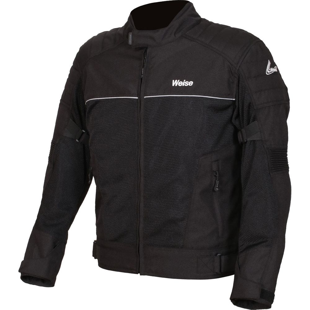 Weise Scout Textile Jacket Black FREE 1 YEAR Returns, FREE UK Delivery | ThrottleChimp