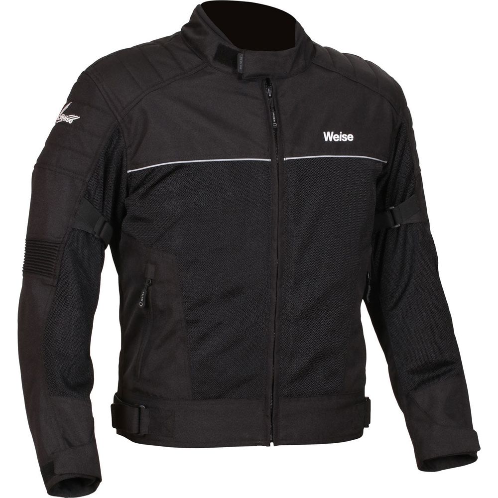 Weise Scout Textile Jacket Black FREE 1 YEAR Returns, FREE UK Delivery | ThrottleChimp