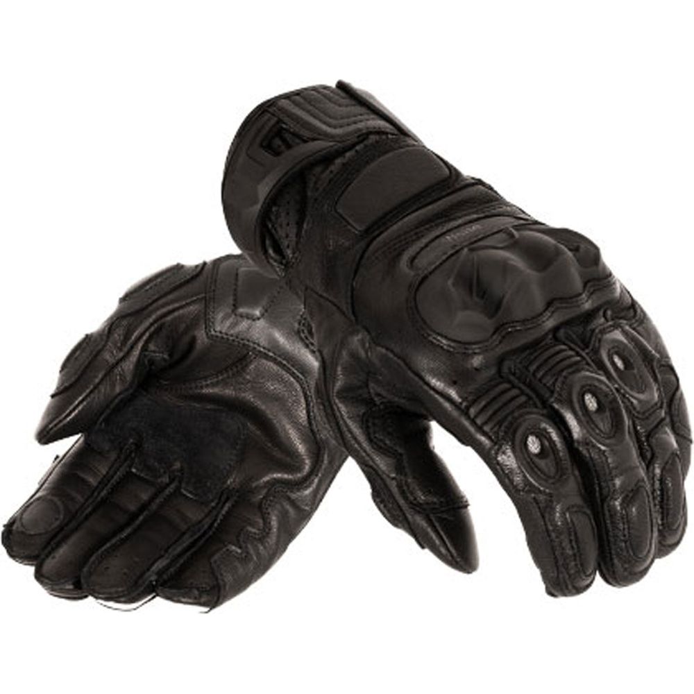 Weise Sprint Leather Gloves Black FREE 1 YEAR Returns, FREE UK Delivery | ThrottleChimp