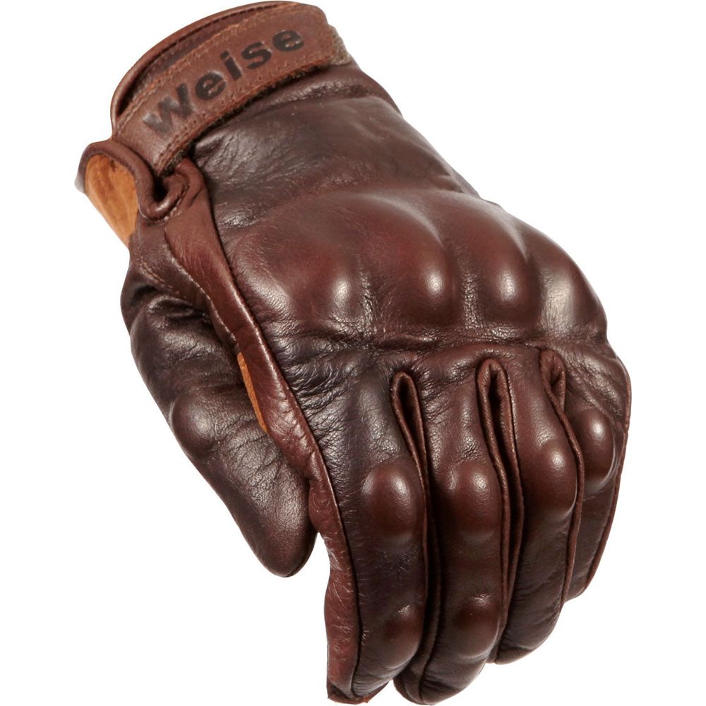 Weise Victory Leather Gloves Brown FREE 1 YEAR Returns, FREE UK Delivery | ThrottleChimp
