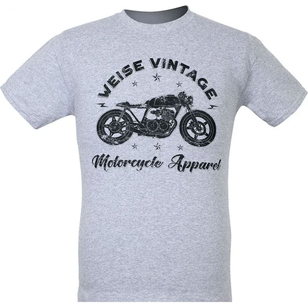 Weise Vintage T-Shirt Grey FREE 1 YEAR Returns, FREE UK Delivery | ThrottleChimp