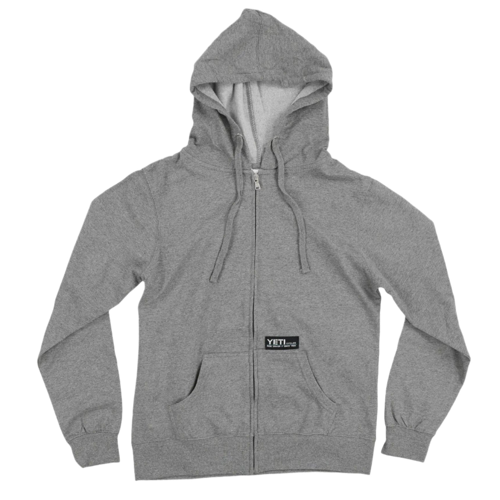 Yeti Zulu Zip Ladies Cycle Hoodie Gunmetal Heather - FREE 1 YEAR Returns, FREE UK Shipping | ThrottleChimp