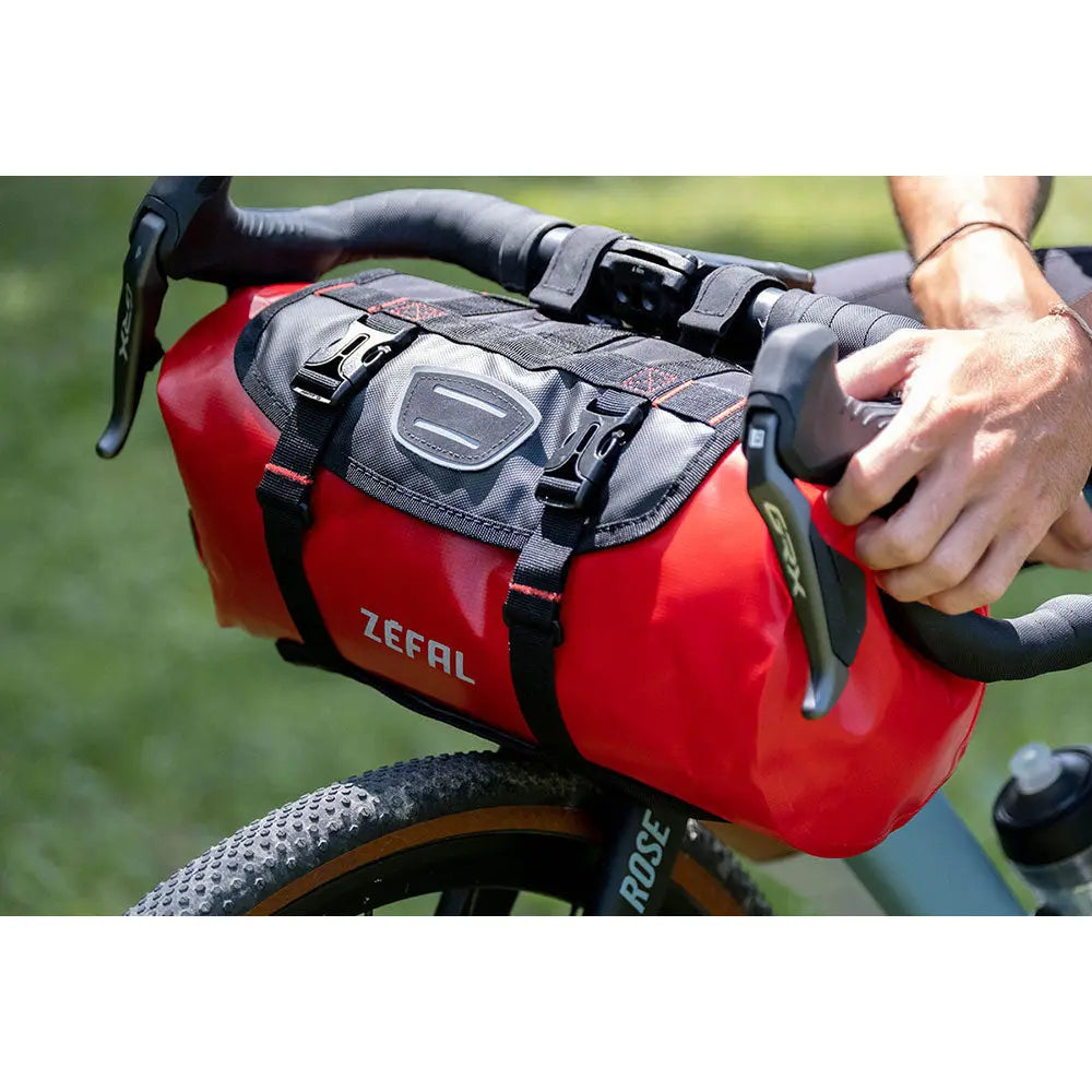 Zefal Z Adventure F10 Cycle Handlebar Bag Red / Black - 10 Litre - FREE 1 YEAR Returns, FREE UK Shipping | ThrottleChimp