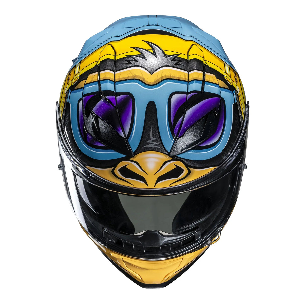HJC F71 Monkey DJ MC23 Blue / White / Fluo Yellow